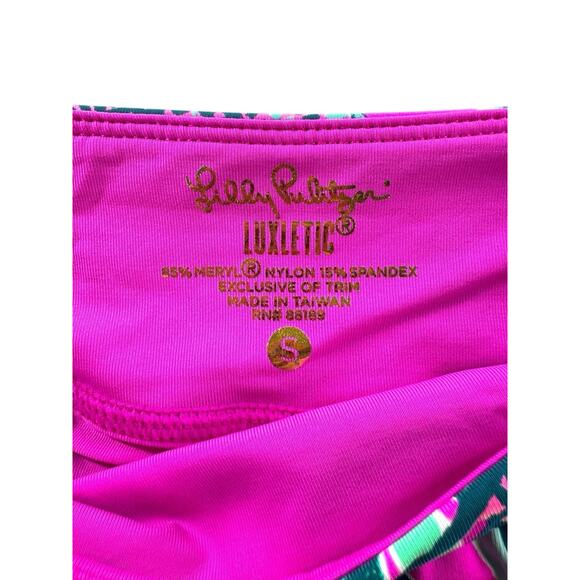 Lilly Pulitzer Luxletic Aila Meryl Nylon Skort Sz S Mandevilla Pink Extra Lucky - Picture 4 of 12